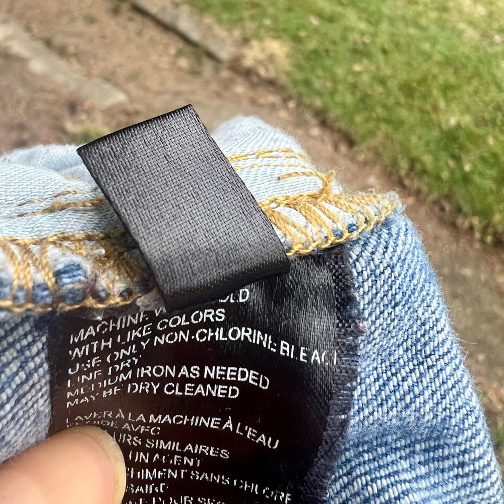 Pilcro and Letterpress Anthropologie Baggy Wide Leg Pleated Jeans 30 COTTON - Picture 6 of 13